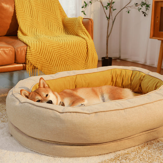 Hundebett Donut Oval Dog Bed