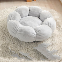 New Flower Plush Pet Bed