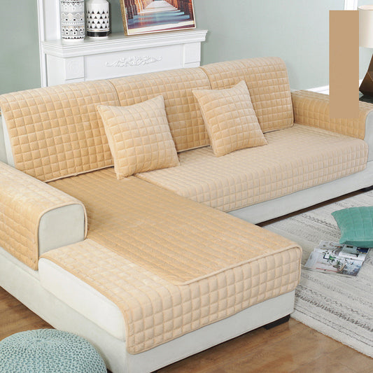 Plush Non-Slip Sofa Cover