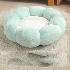 New Flower Plush Pet Bed