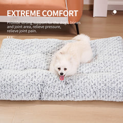 Kennel Plush Dog Bed