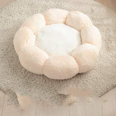 New Flower Plush Pet Bed