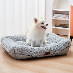 Cama para perros de terciopelo ansiolítico