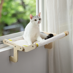 Hamaca con percha para ventana de gato