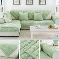 Premium Thickened Plush Sofa Cover