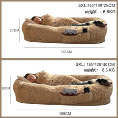 Giant Kennel Human Dog bed