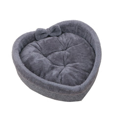 Heart Shape Soft Cozy Pet Bed