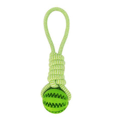 Juguete para masticar con cuerda para perros, cuerda de algodón resistente, Bola de comida para fugas