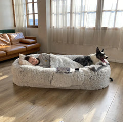 Giant Kennel Human Dog bed