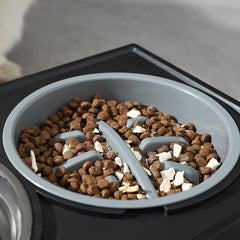 Adjustable Elevated Stainless Steel Pet Bowl