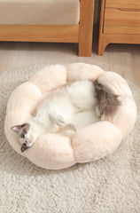 New Flower Plush Pet Bed