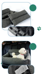 Cama para perros para asiento de coche