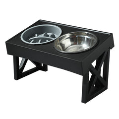 Adjustable Elevated Stainless Steel Pet Bowl