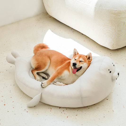 Cozy Seal Shaped Pet Bed