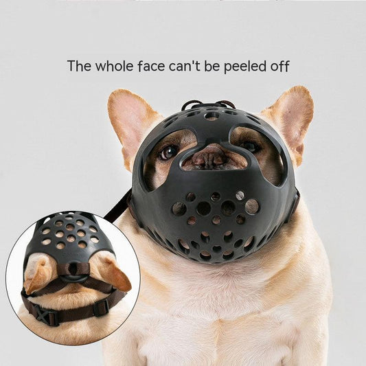 Dog Soft Rubber Anti-bite Mouth Muzzle