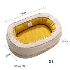 Hundebett Donut Oval Dog Bed