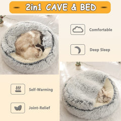 Warm Cozy Cave Pet Bed