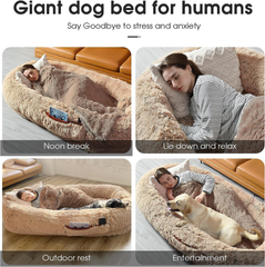 Giant Kennel Human Dog bed